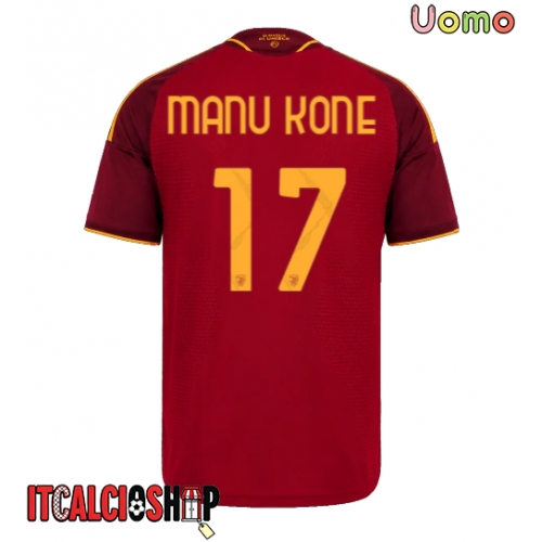 AS Roma Manu Kone #17 Prima Maglia 2026-27 Manica Corta